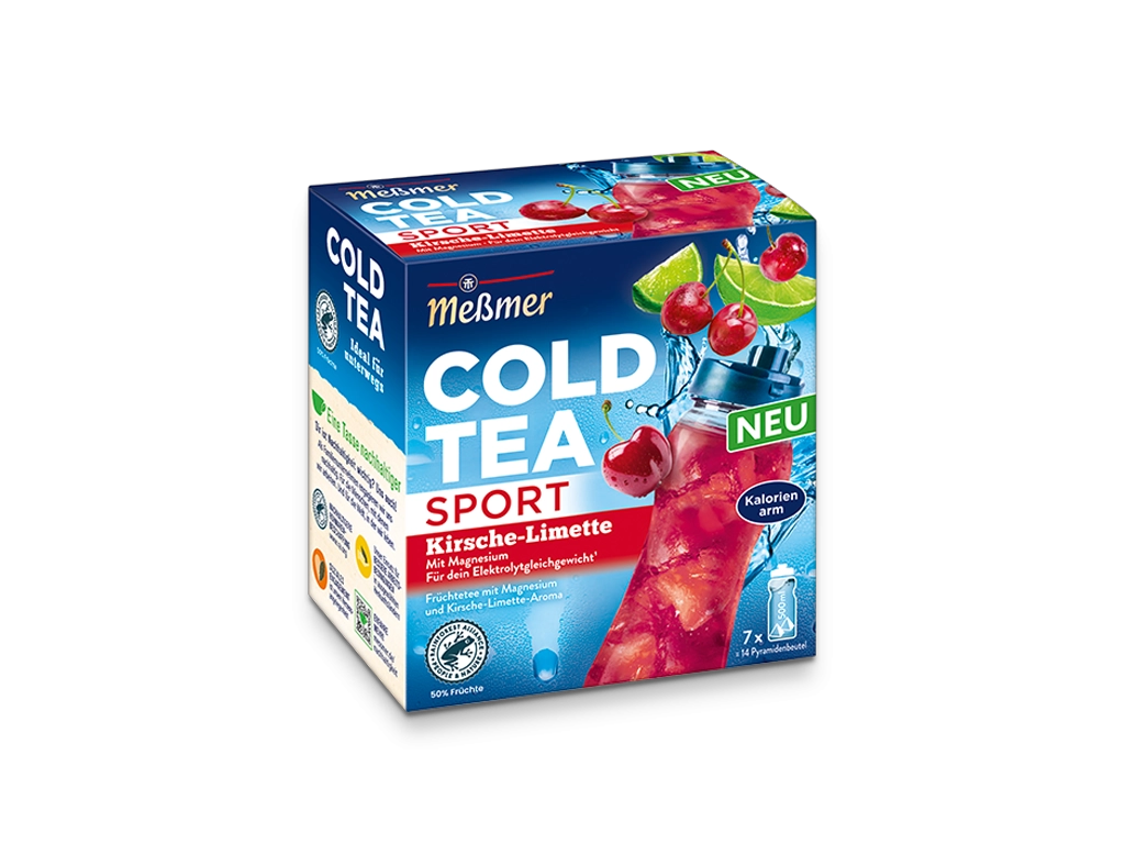 Meßmer COLD TEA Sport Kirsche-Limette | più caffè Deutschland GmbH Meßmer COLD TEA Sport Kirsche-Limette | più caffè Deutschland GmbH