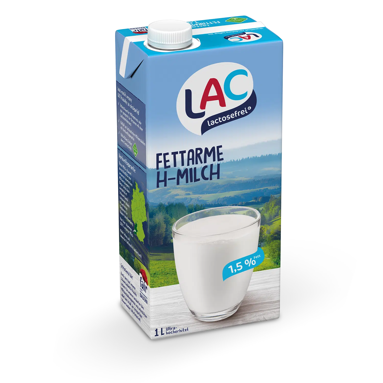 LACtosefreie haltbare Milch fettarm 1,5 %