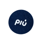 piu Filzuntersetzer deep water blue