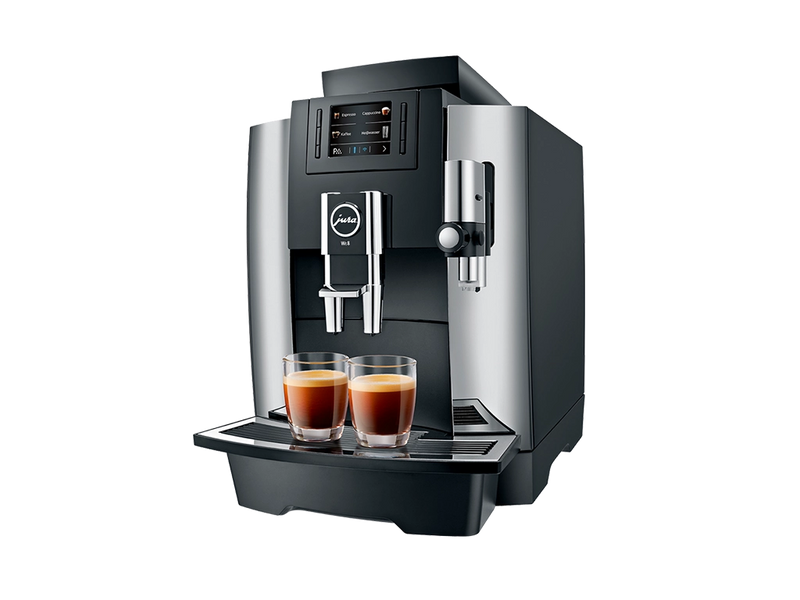 Professioneller Kaffeevollautomat JURA WE8 in chrom
