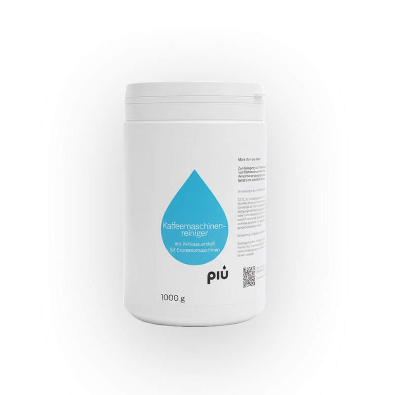 piu Kaffeemaschinenreiniger mit Aktivsauerstoff