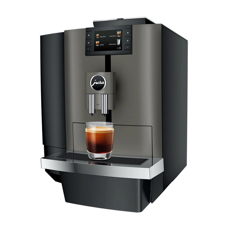 JURA X4c. Professioneller Kaffeevollautomat für mittlere bis große Firmen ohne Milchsystem.