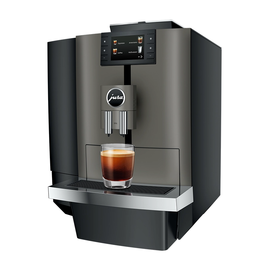 JURA X4c. Professioneller Kaffeevollautomat für mittlere bis große Firmen ohne Milchsystem.