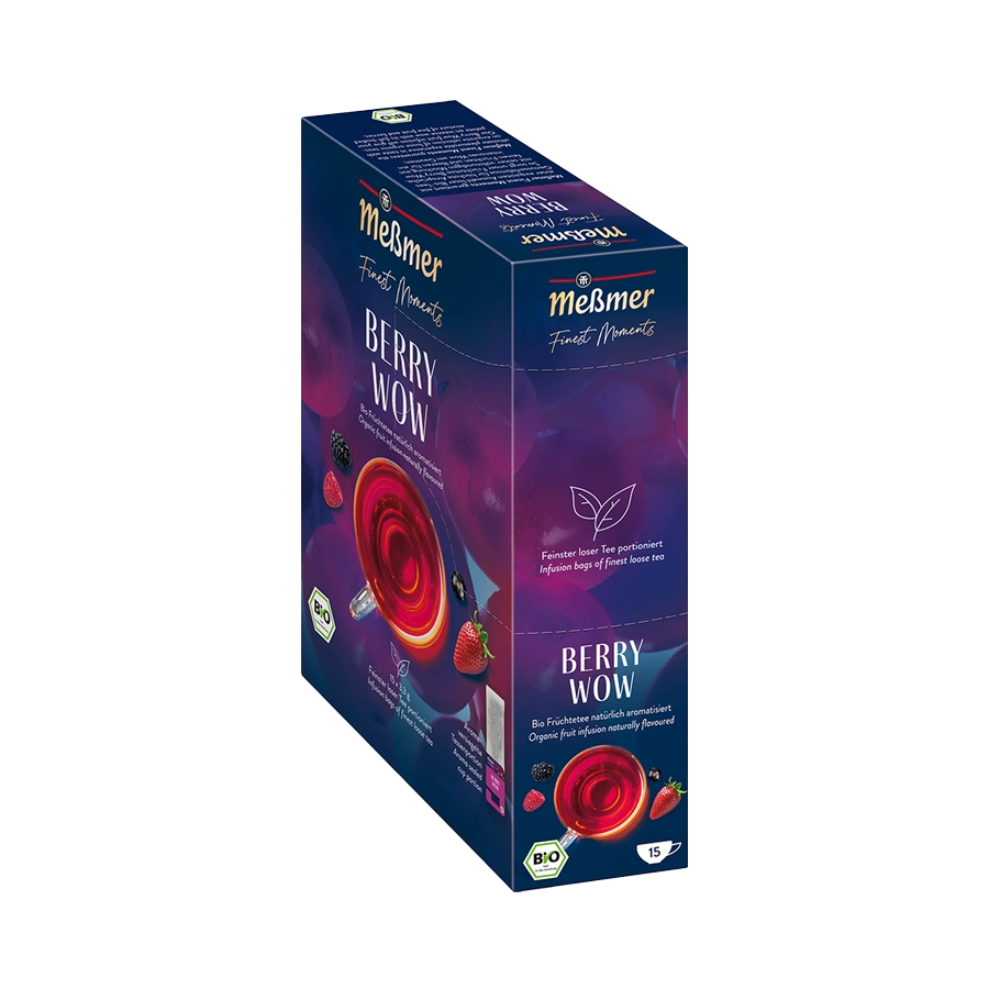 Tee von Meßmer Finest Moments in der Sorte BIO Berry Wow Früchtetee