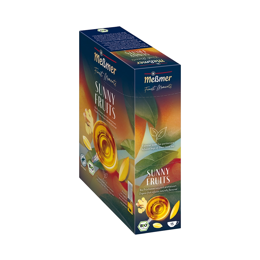 Tee von Meßmer Finest Moments in der Sorte BIO Sunny Fruits Früchtetee