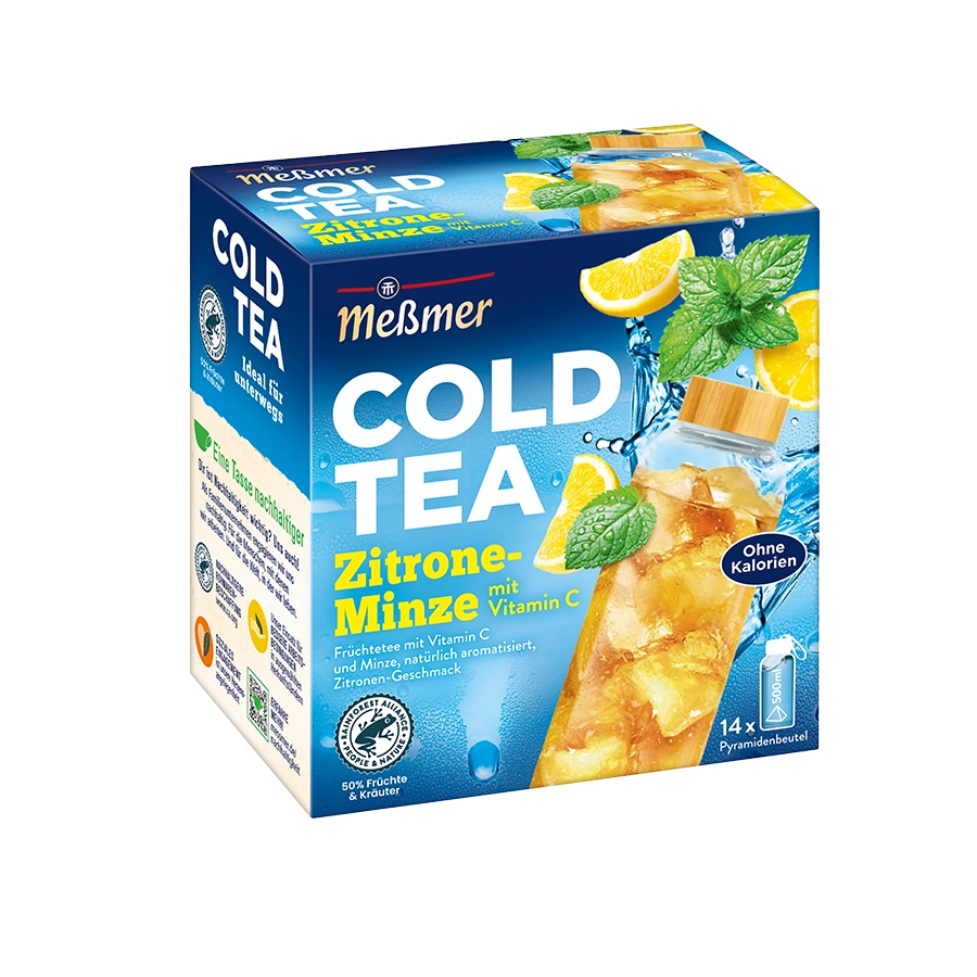 Minze Tea Meßmer COLD TEA Zitrone-Minze | più caffè Deutschland GmbH