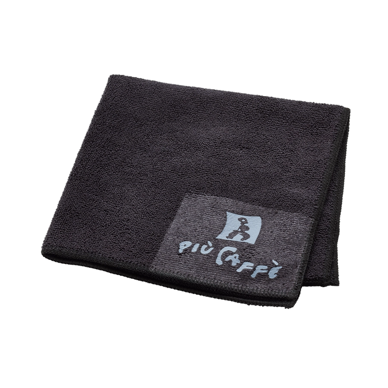 più caffè Premium Microfasertuch schwarz