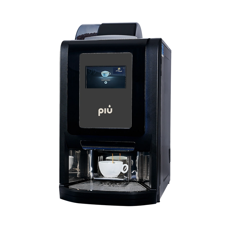 Kaffeevollautomat von piu 350 touch mit großem Touchdisplay