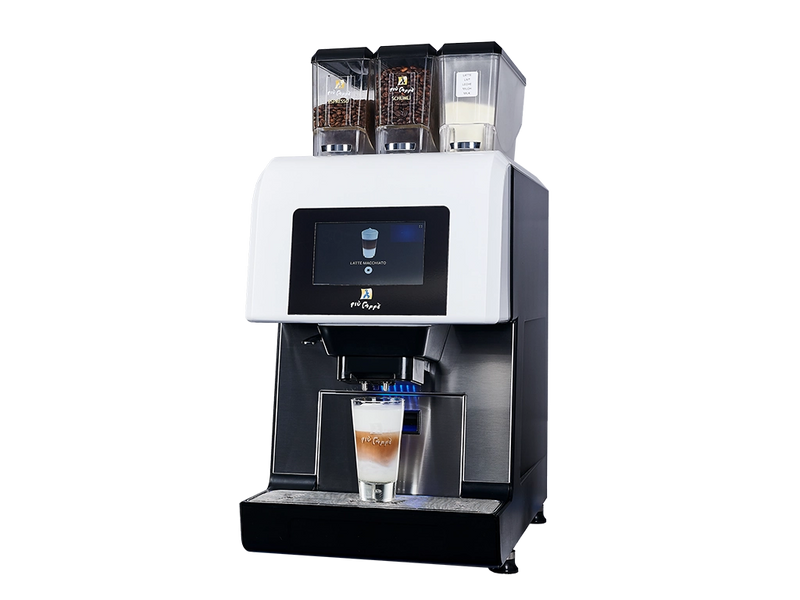 Kaffeevollautomat für Firmen & Gastronomie. più 600 von più caffè.