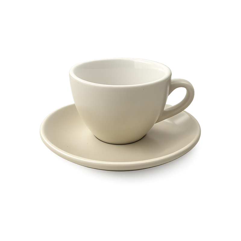piu Kaffee- Cappuccinotasse in warm coffee grey
