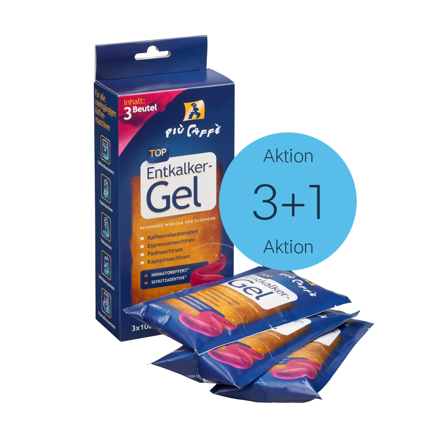 più caffè Entkalker-Gel in der Aktion 3 + 1
