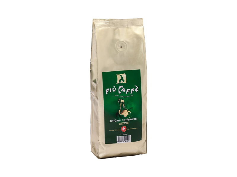 più caffè Schümli Coffeinfrei für Filterkaffee.