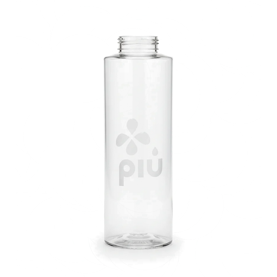piu Trinkflasche für Tafelwasseranlagen und Wasserspender, ohne Deckel